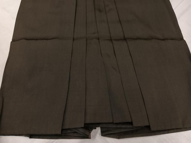 平和屋着物○男性 馬乗り袴 赤墨色 正絹 逸品 AABF9545ph - メルカリ