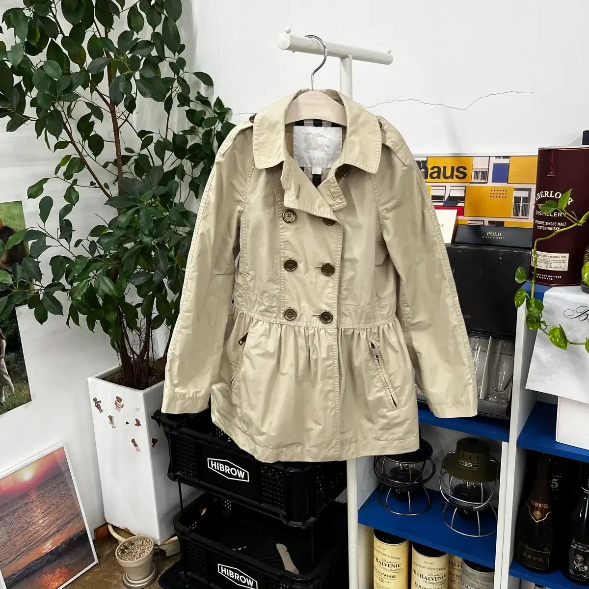 バーバリー キッズ トレンチ ONE PIECE 8y