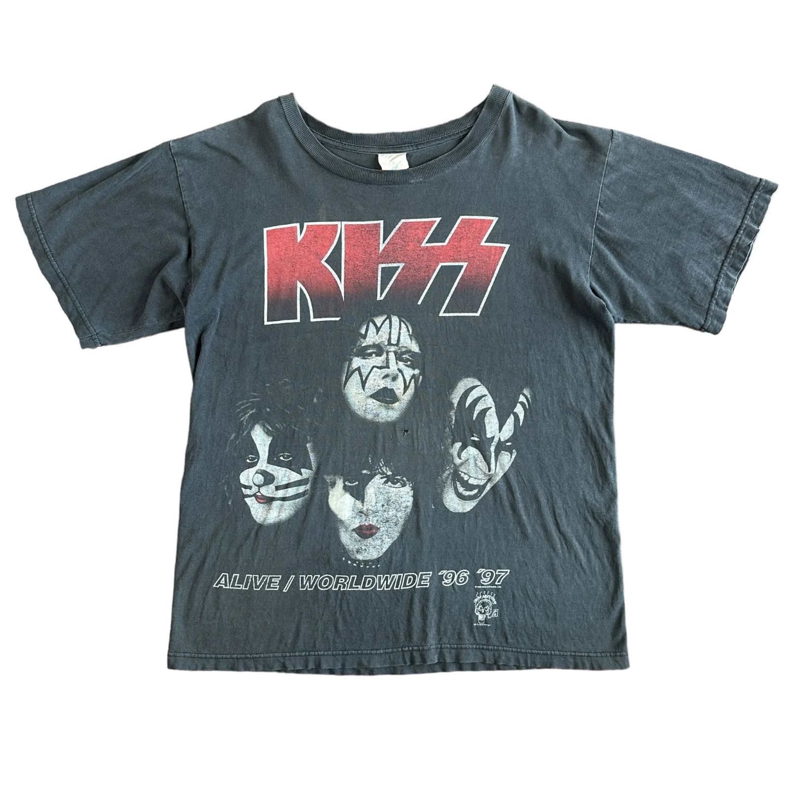 KISS ALIVE / WORLD WIDE ,96,97 Tee Black L - メルカリ