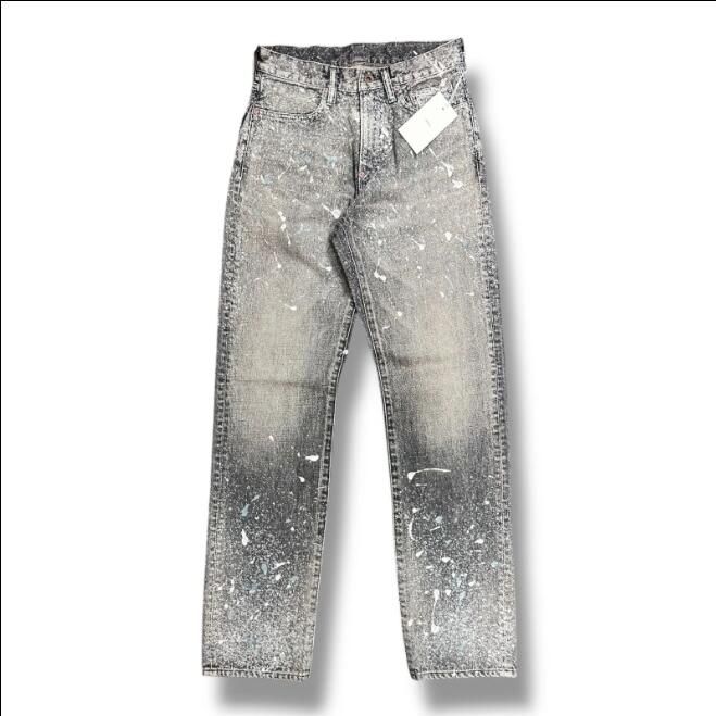 参考上代70400円 未使用 SUGARHILL  MOLDED DENIM TROUSERS STRAIGHT CUT  モールデッドデニムパンツ ストレートジーンズ シュガーヒル 2411300415 ブラック 32 （95320A） 参考上代70400円 未使用 SUGARHILL MOLDED DENIM TROUSERS STRAIGHT