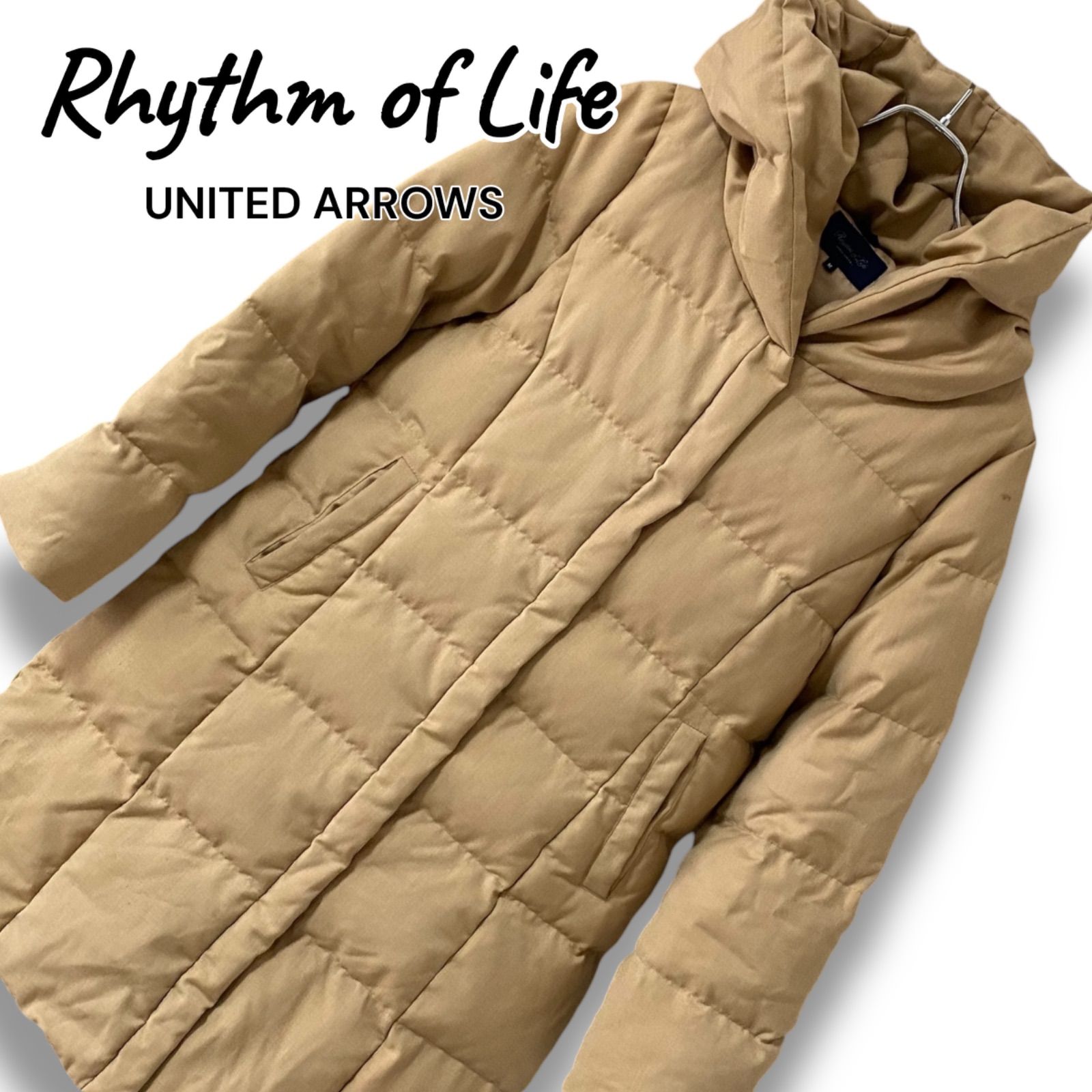 Rhythm of Life UNITED ARROWS ユナイテッドアローズ ベージュ ダウン 