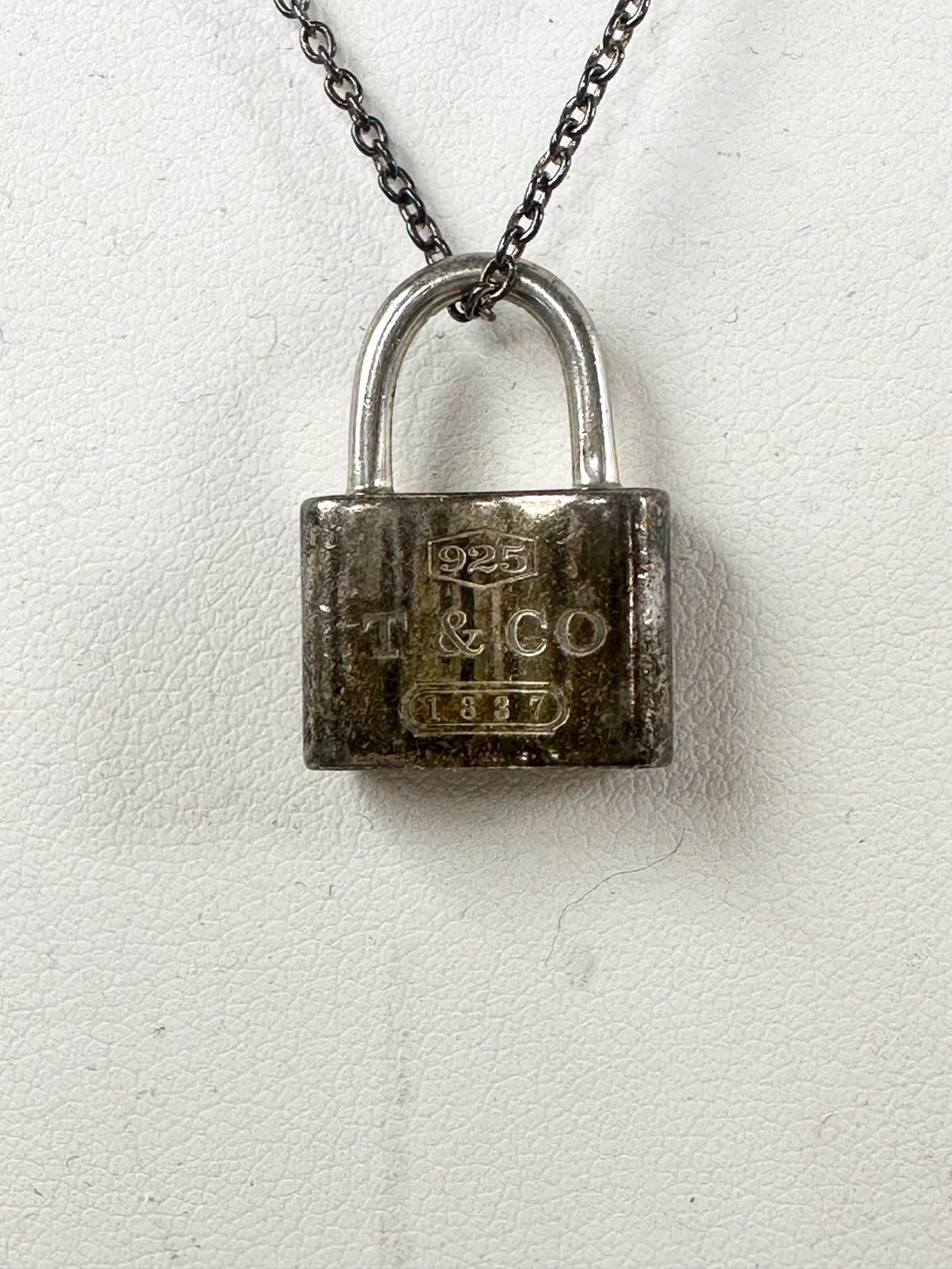 USED】Tiffany＆Co ティファニー ネックレス カデナ ロック