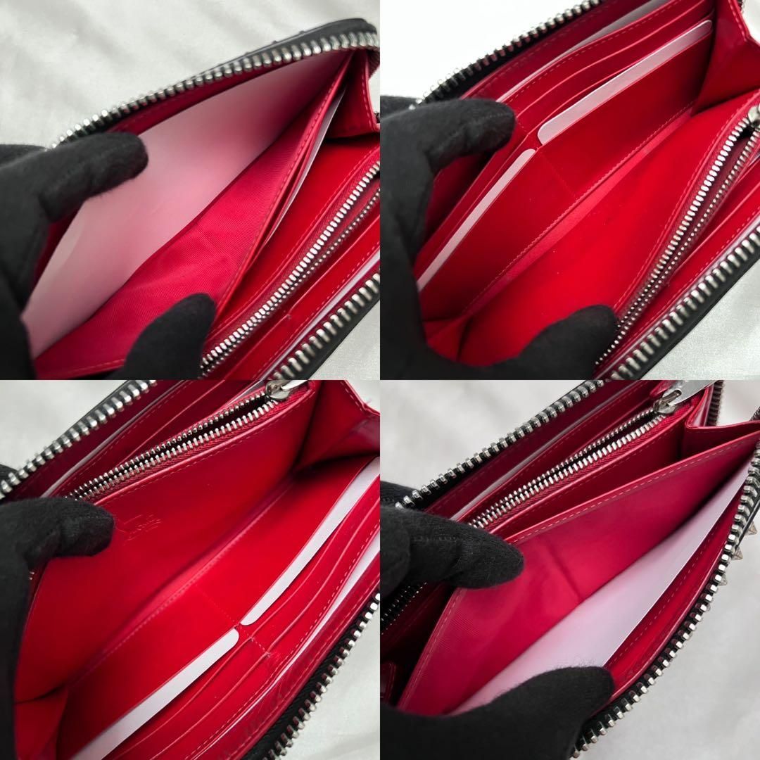 ◇箱・袋付き美品◇ルブタン パネトーネ 長財布 ネイビー