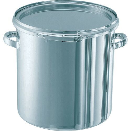日東　ステンレスタンク　ストレートレバーバンド式密閉タンク（フタ付）　１０Ｌ