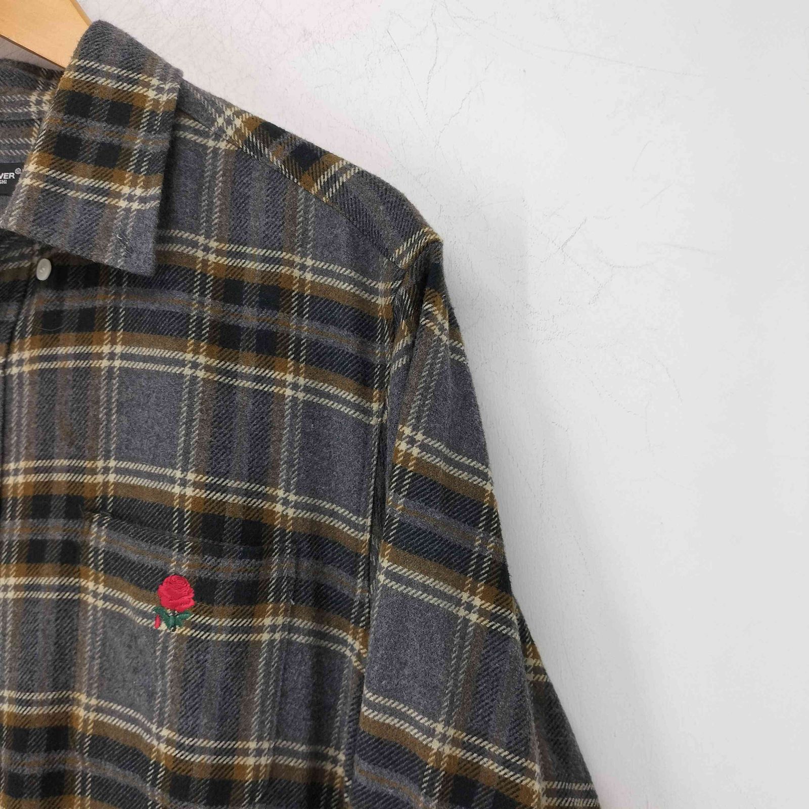 アンダーカバー UNDERCOVER ネルチェックBDロングシャツ メンズ JPN：2