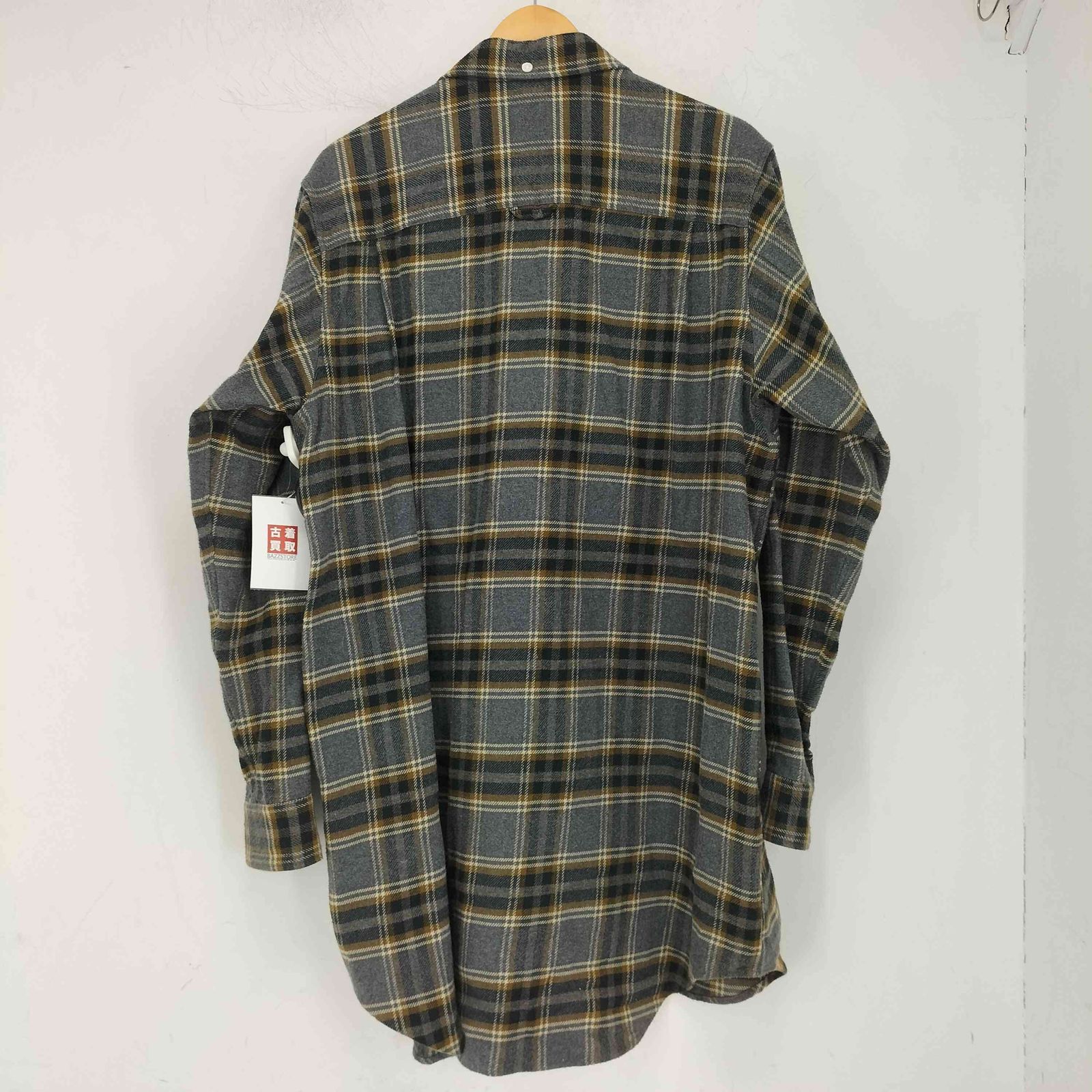 アンダーカバー UNDERCOVER ネルチェックBDロングシャツ メンズ JPN：2