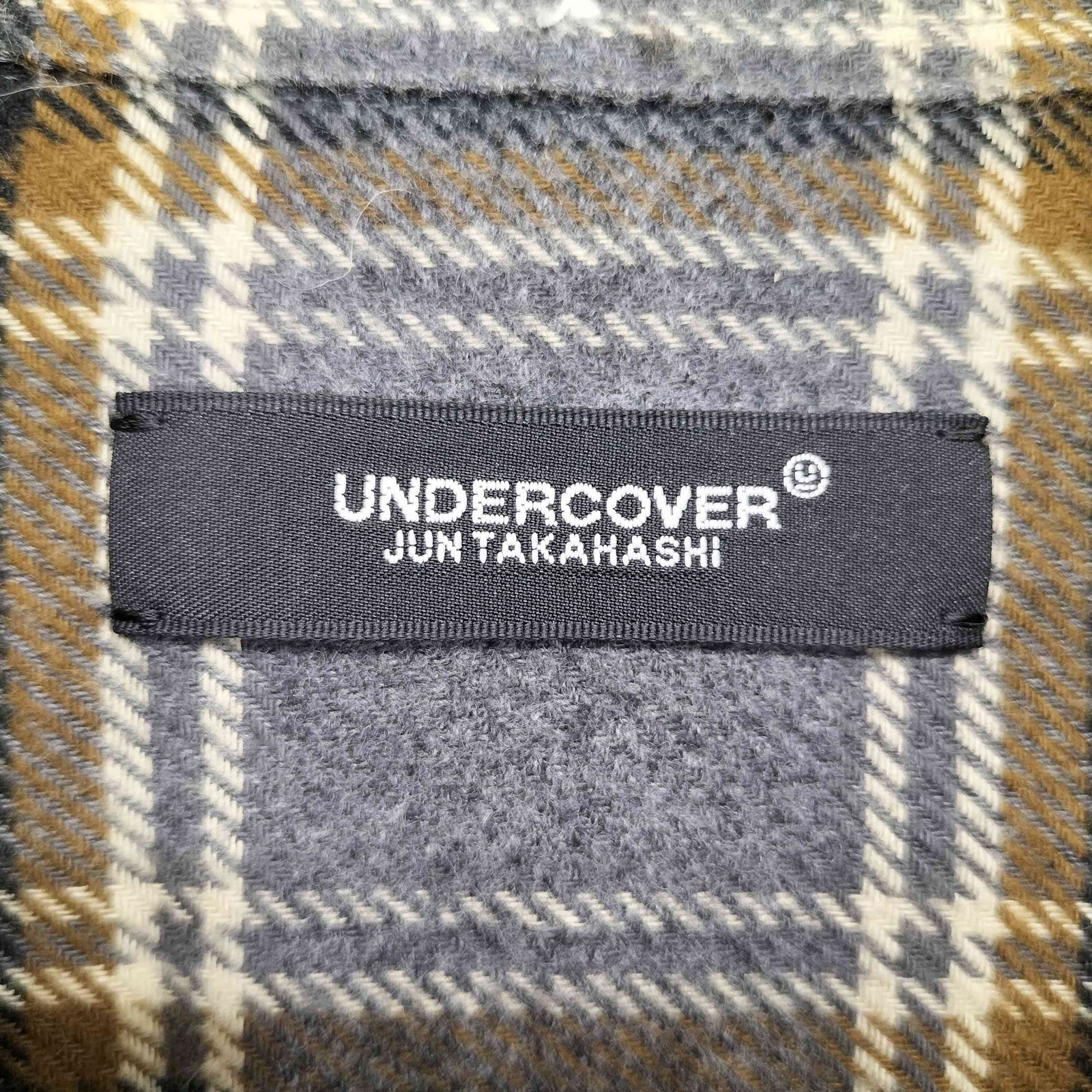 アンダーカバー UNDERCOVER ネルチェックBDロングシャツ メンズ JPN：2
