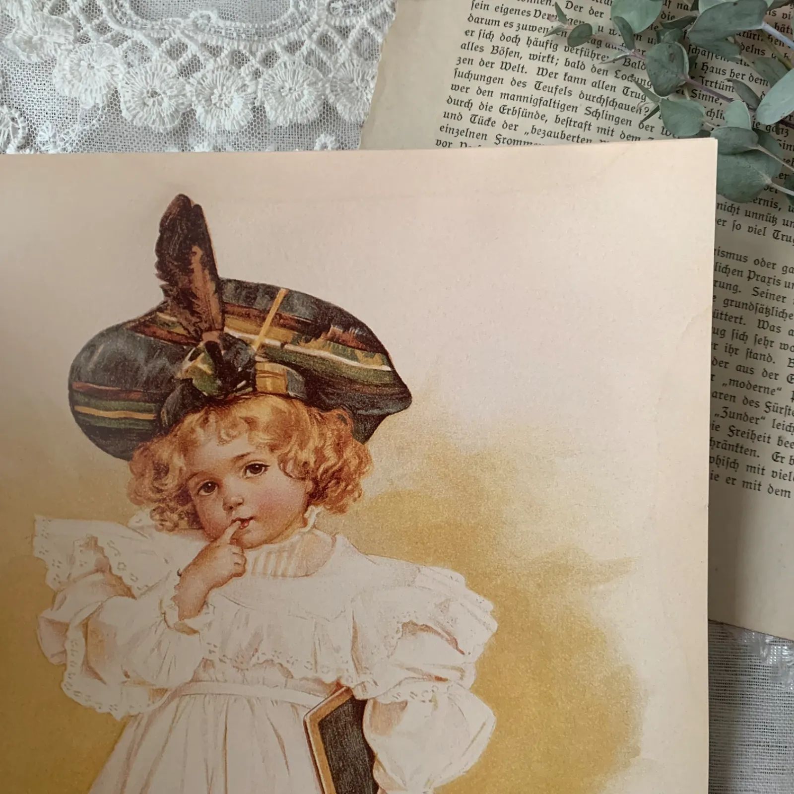 ヴィンテージ 洋書 絵本【 The Littlest Ones】 Maud Humphrey 復刻本 