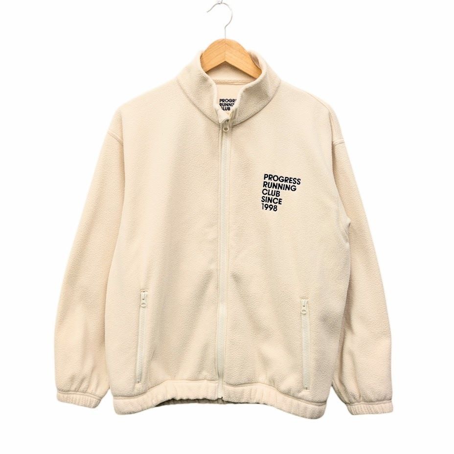 【美品】 PROGLESS RUNNING CLUB フリース ジップアップ L PROGRESS RUNNING CLUB プログレスランニングクラブ FLEECE RUNNING