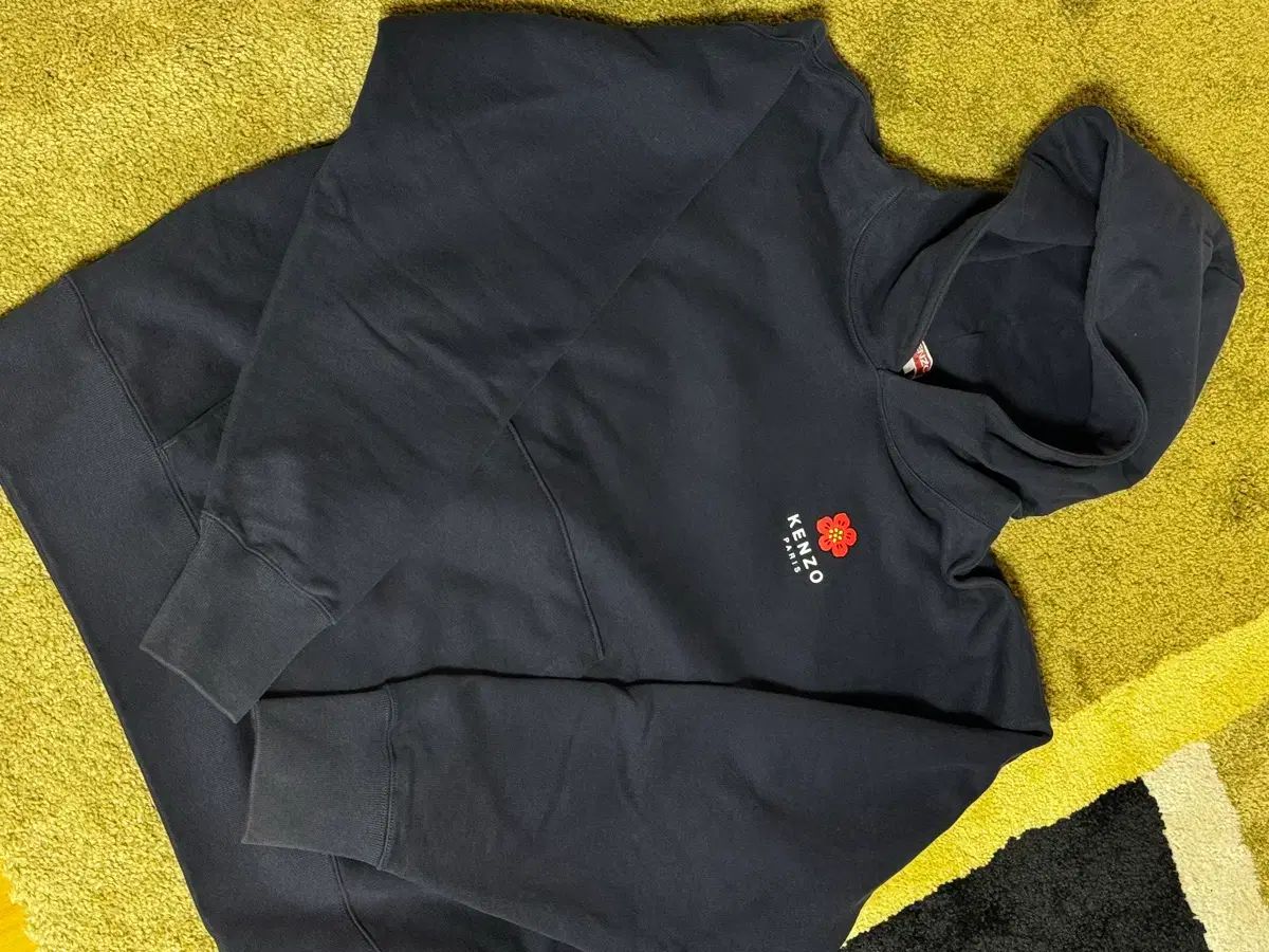 KENZO フラワー フード ネイビー L