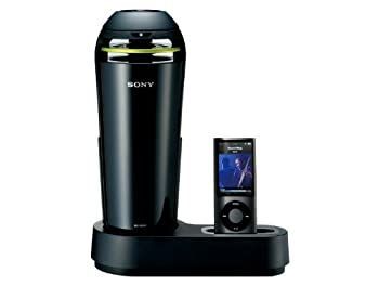 【】SONY iPod/iPhone用ドックスピーカー 車載用シガー電源対応 ブラック SRS-V500IP/B