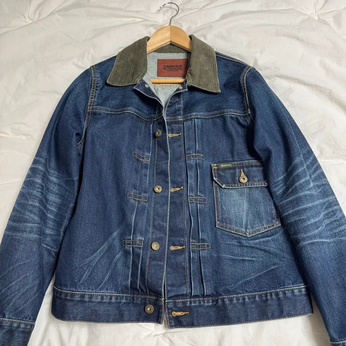 BARBOUR スティーブマックイーン セルビッジ デニム ジャケット