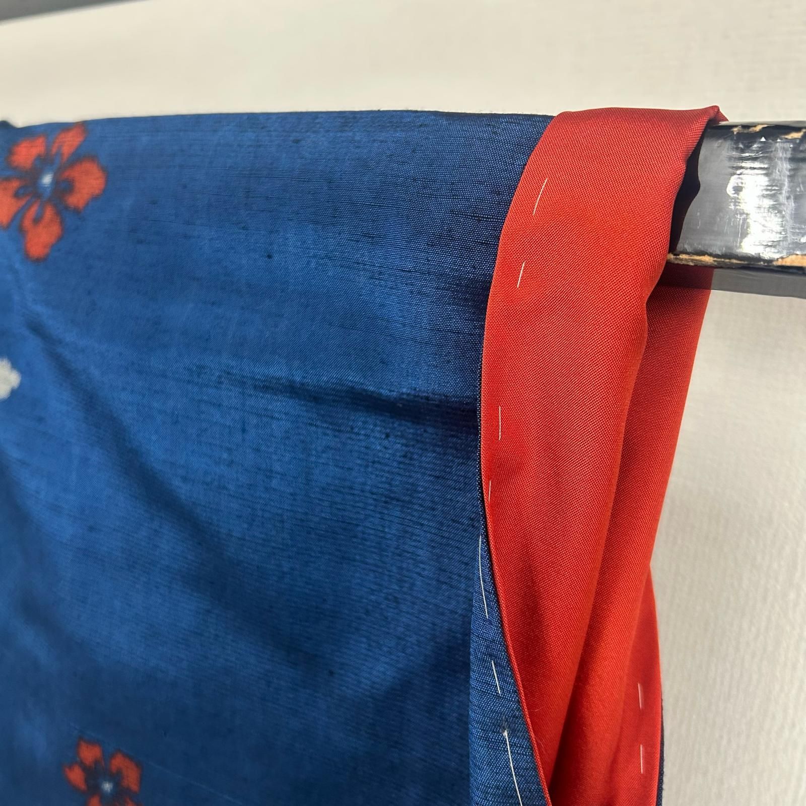 紬 正絹 藍染め 染めのデザイン 袷 着物 MK-3776 - メルカリ