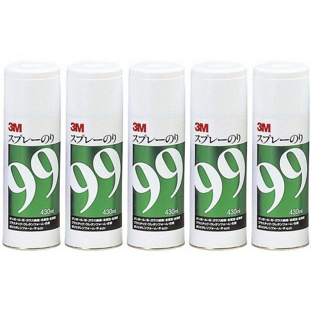 スリーエムジャパン(3M) - スプレーのり 99(430ml) - S/N 99 5個セット