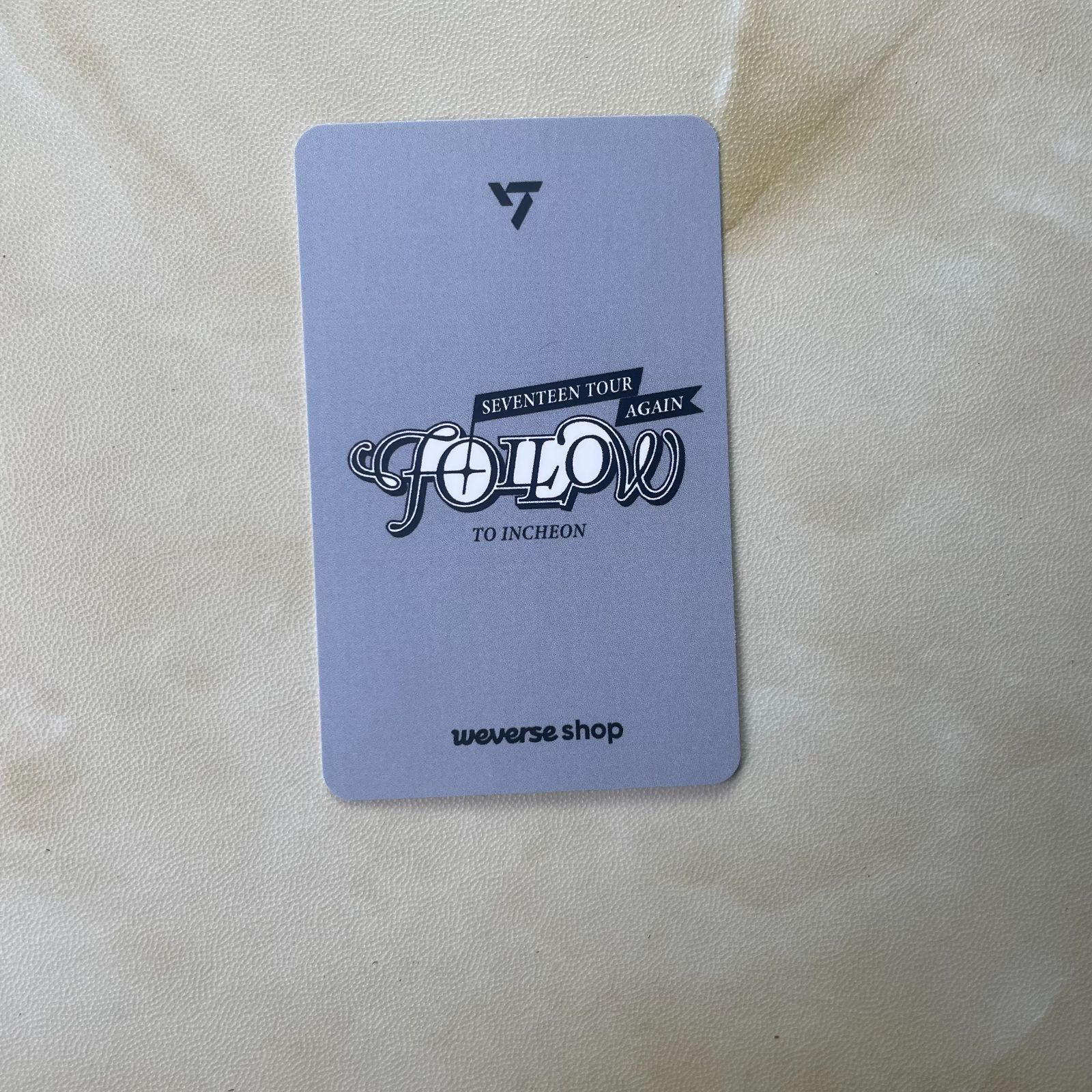 SEVENTEEN FOLLOW AGAIN 仁川 会場限定 セブチ ホシ トレカ - メルカリ