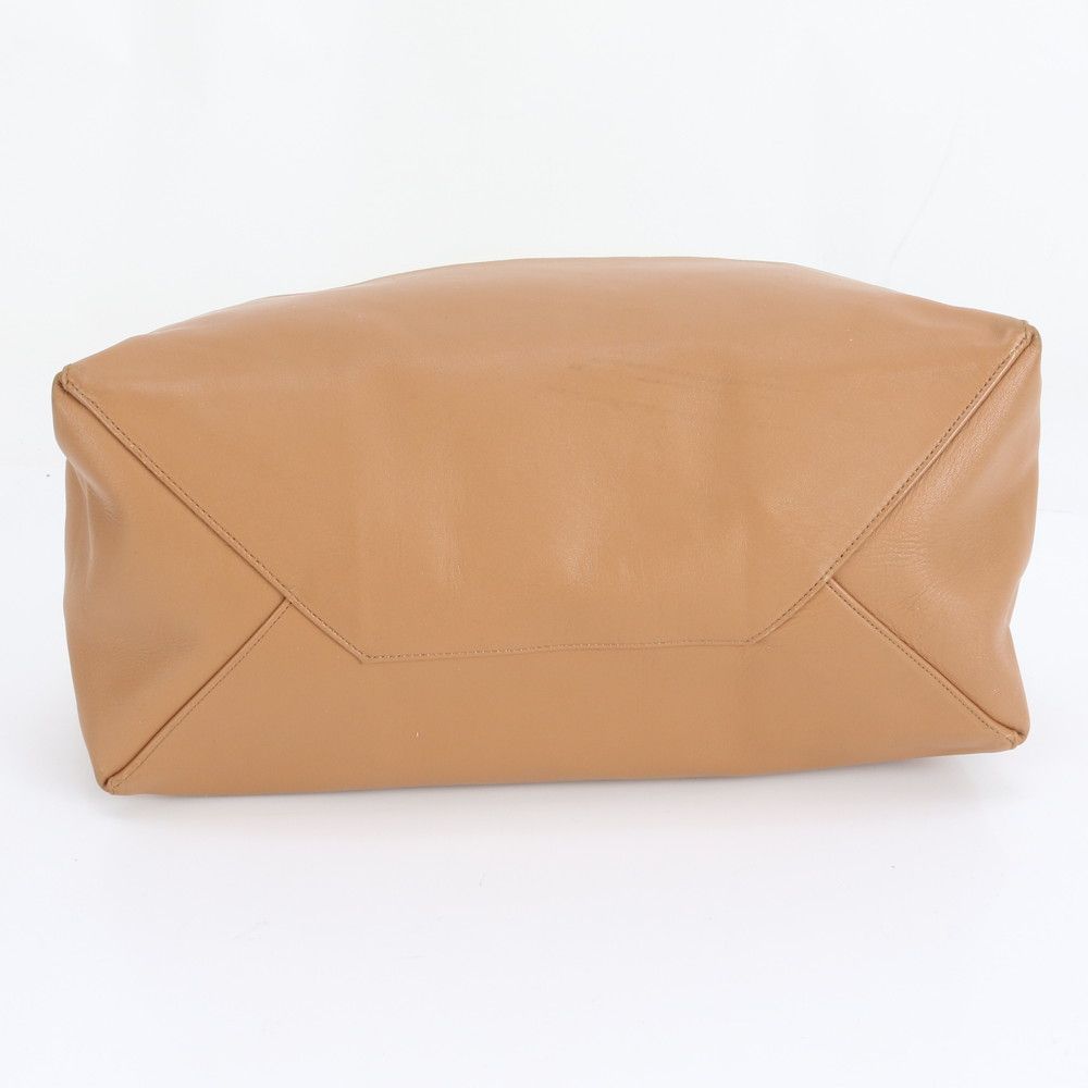 美品 セリーヌ ホリゾンタル カバ レザー トート バッグ 肩掛け 