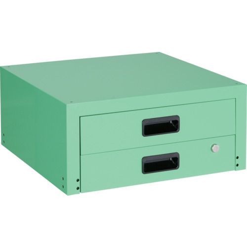 ＴＲＵＳＣＯ　ラビットワゴン用引出２段　５００Ｘ５００　ＹＧ色