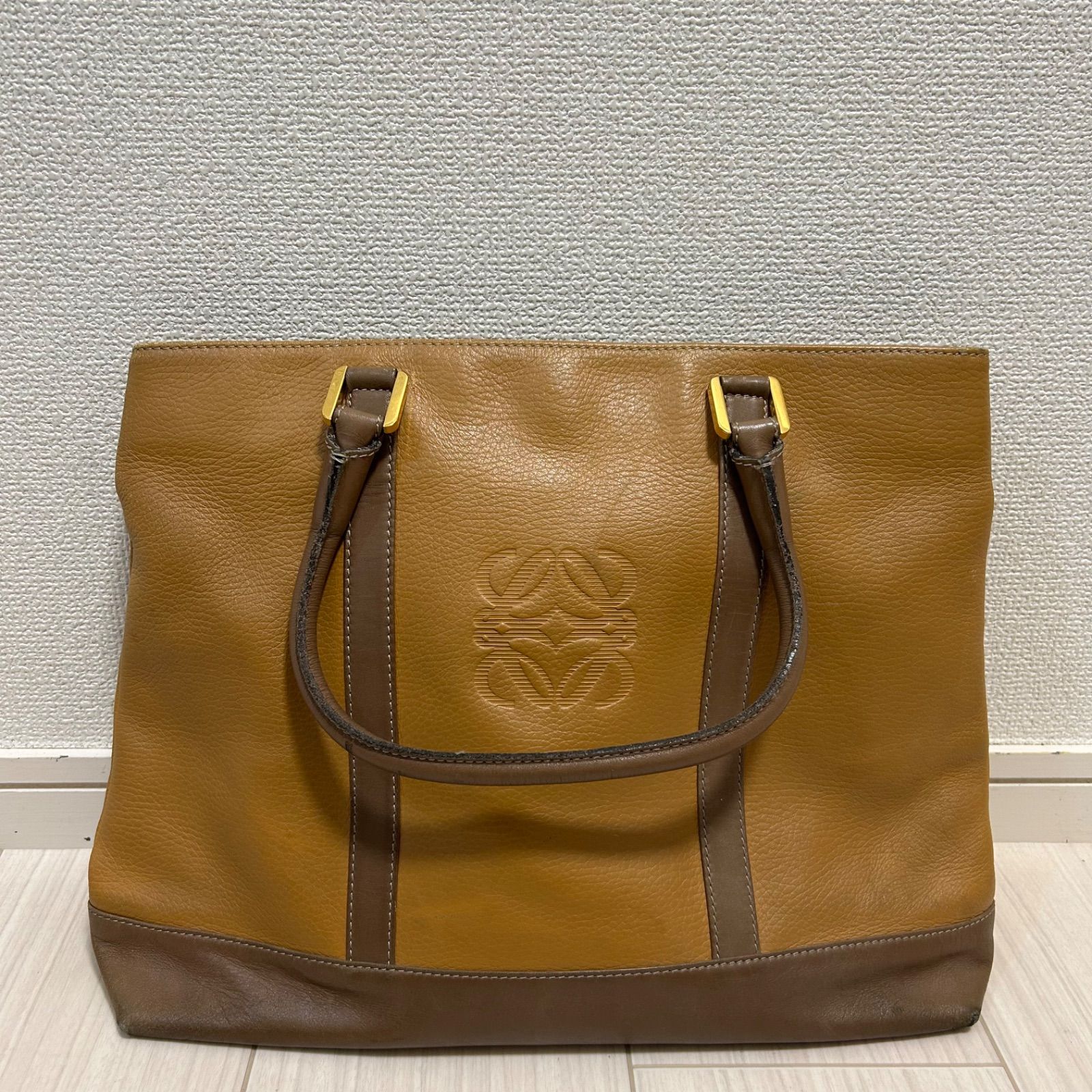 訳あり LOEWE ロエベ レディース メンズ トートバッグ ビジネスバッグ 