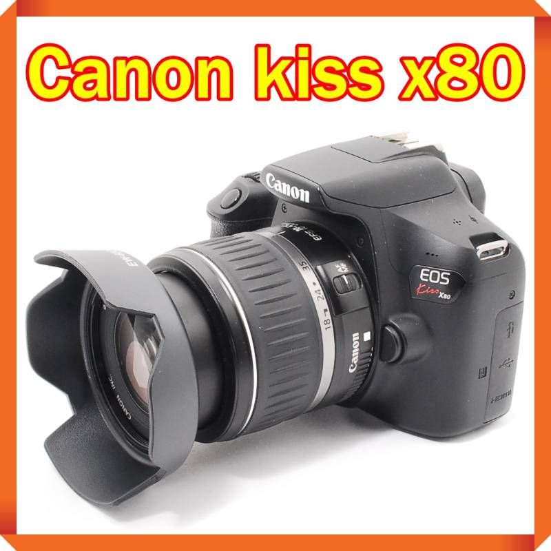 ✨ Canon EOS kiss x80 一眼レフ スマホ転送 シングルレンズ 【公式通販】