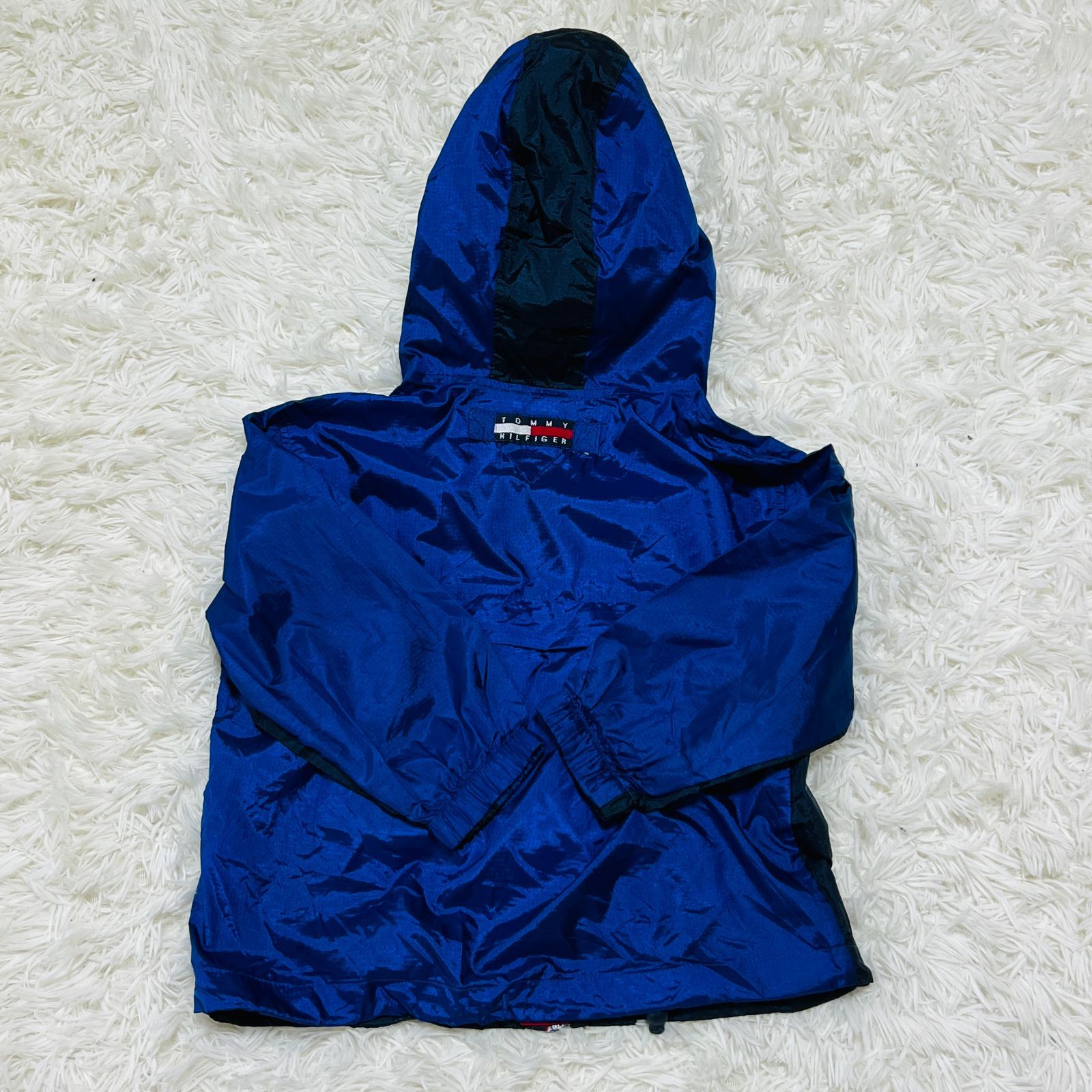TOMMY HILFIGER キッズナイロンジャケット 90年代 ブロックカラー 