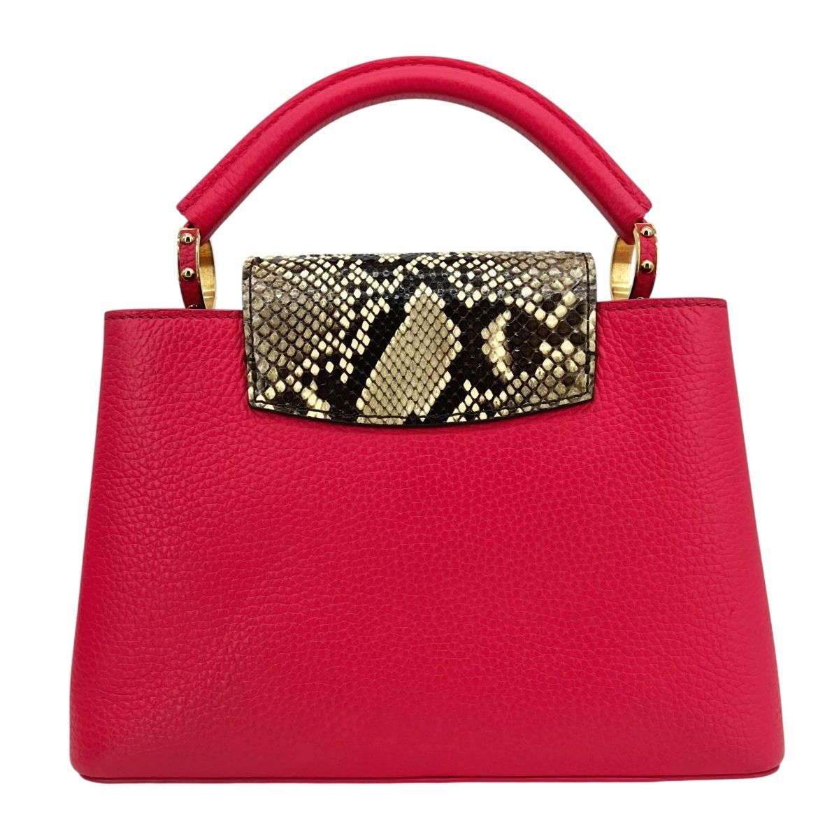 中古】 LOUIS VUITTON ルイ・ヴィトン カプシーヌBB パイソン トリヨン