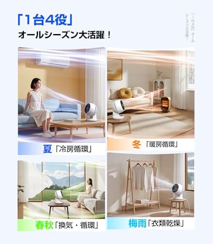 迅速に発送 サーキュレーター 暖房節電 360°強風 dcモーター 上下左右 首振り 静音 1 12時間入 切タイマー 11段階風量調節 リモコン付き 小型 扇風機 分解丸洗い 梅雨対策 猛暑対策 省エネ メモリー機能 換気 空気循環 部屋 96 ec 3557