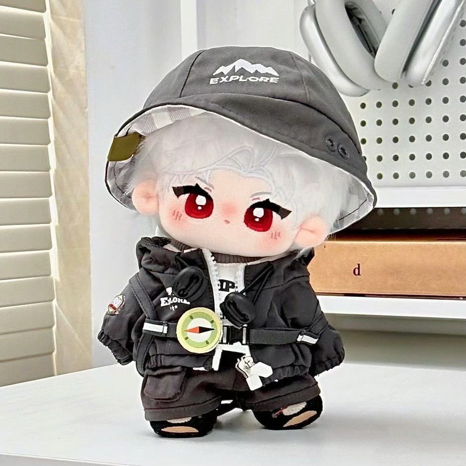20cmぬいぐるみ用 着せ替え服 ぬい服 コスチューム 探検家 6点セット