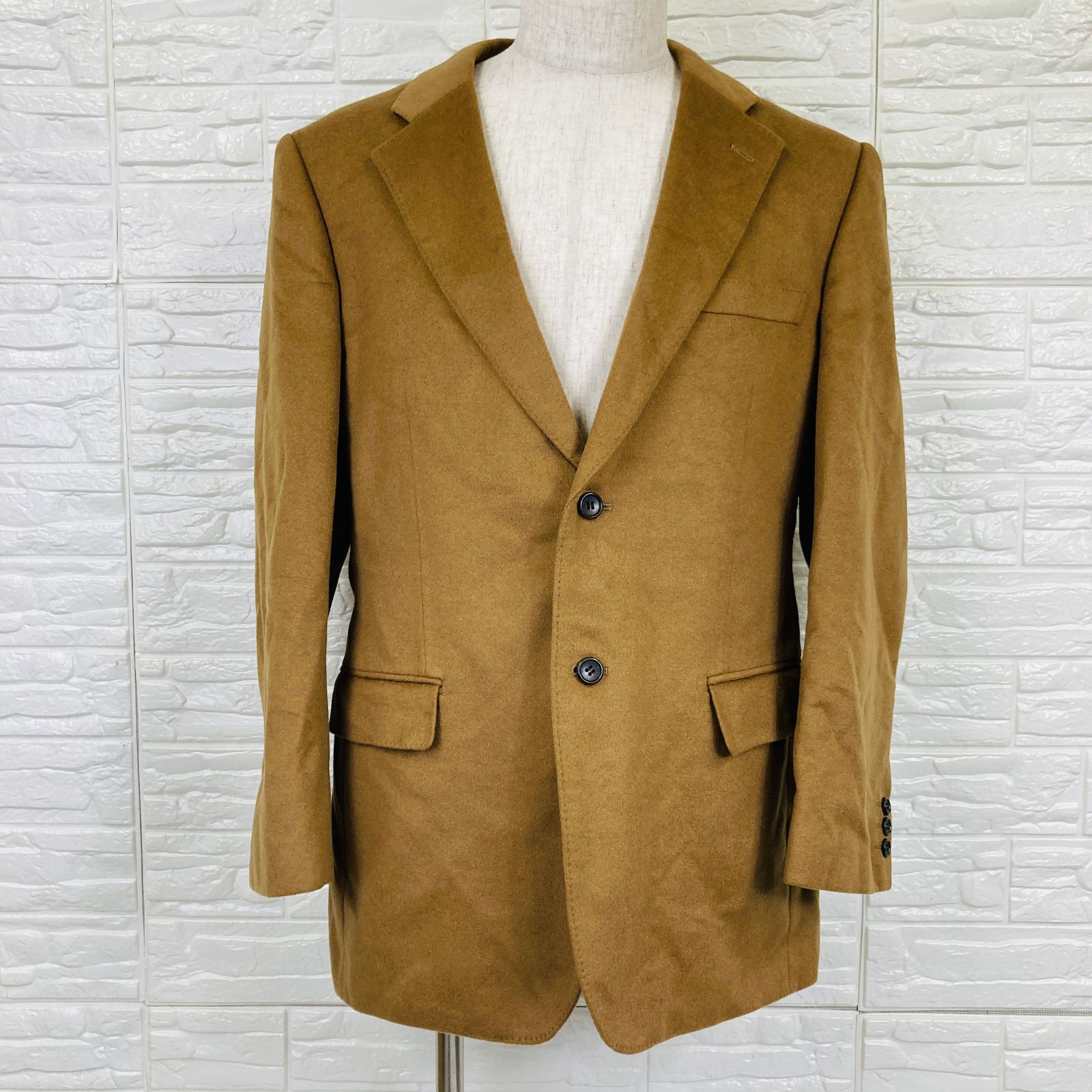 テーラードジャケット カシミヤ 100% 無地 サイズL 【F2-5819】 - メルカリ