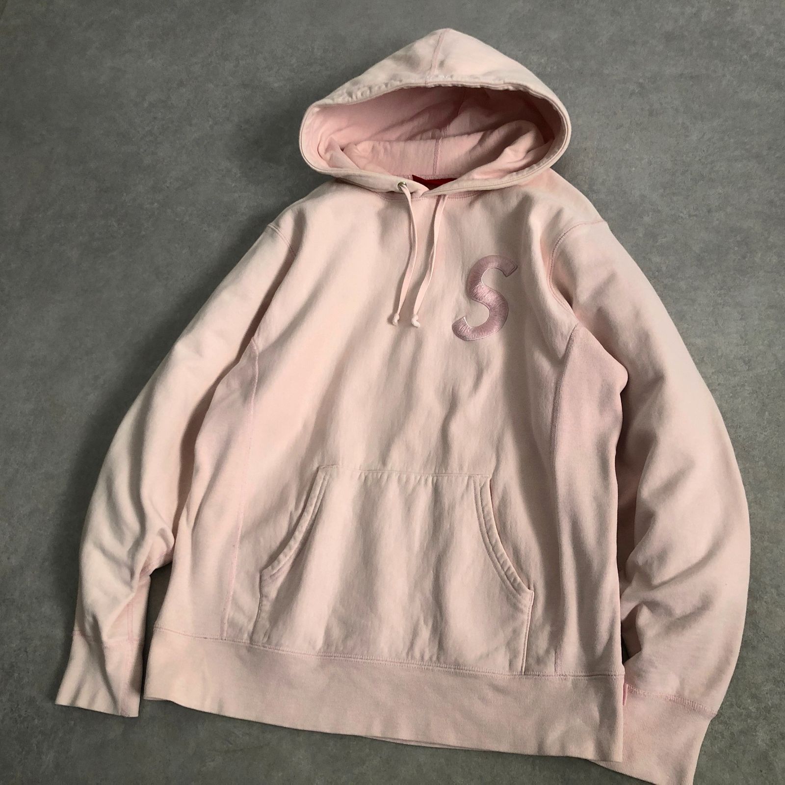 Supreme Tonal S Logo Hooded Sweatshirt ヘビーウェイト スウェット 