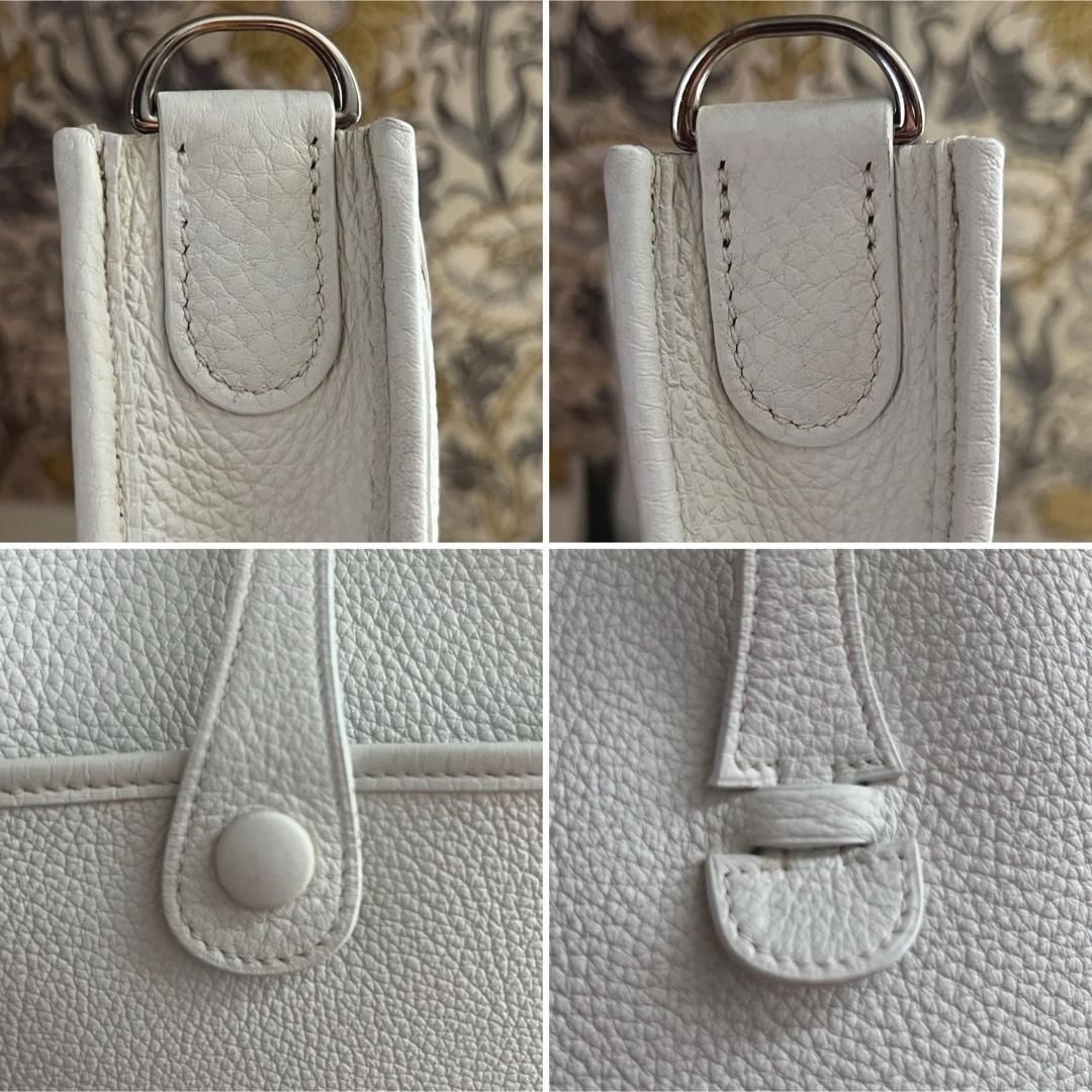 エルメス HERMES【エヴリン2PM】ホワイト トリヨンクレマンス エブリン