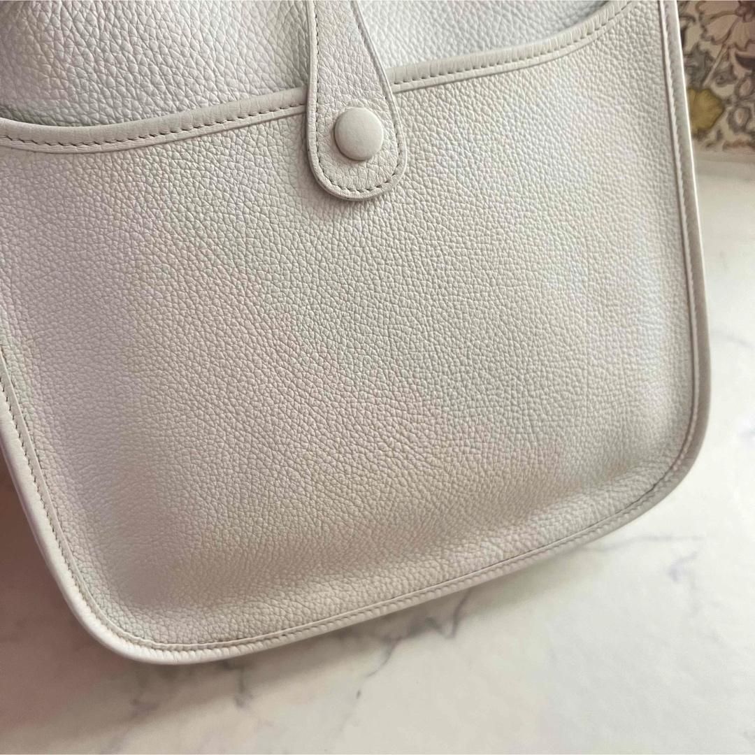エルメス HERMES【エヴリン2PM】ホワイト トリヨンクレマンス エブリン