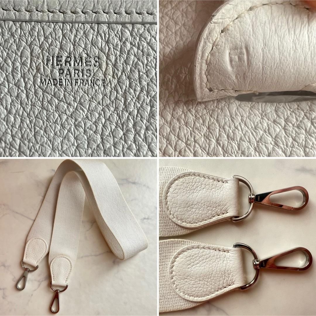 エルメス HERMES【エヴリン2PM】ホワイト トリヨンクレマンス エブリン