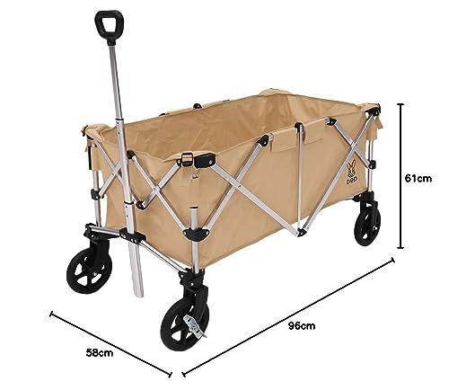  DOD ディーオーディー アルミキャリーワゴン 女性でもらくらく運べる C 2 534 TN タン 約 w 96 d 58 h 61 cm キャンプテント テント シェルター