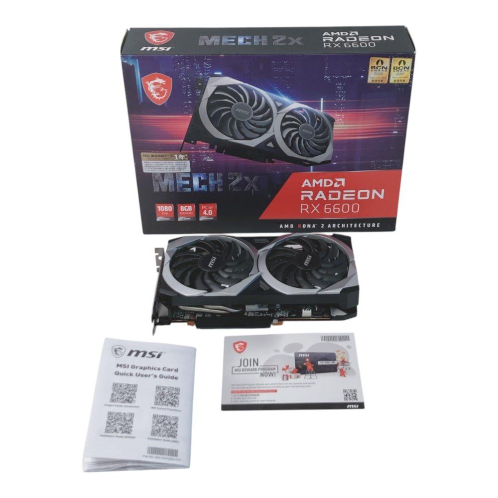 MSI Radeon RX 6600 XT MECH 2X 8G OC グラフィックスボード VD7841