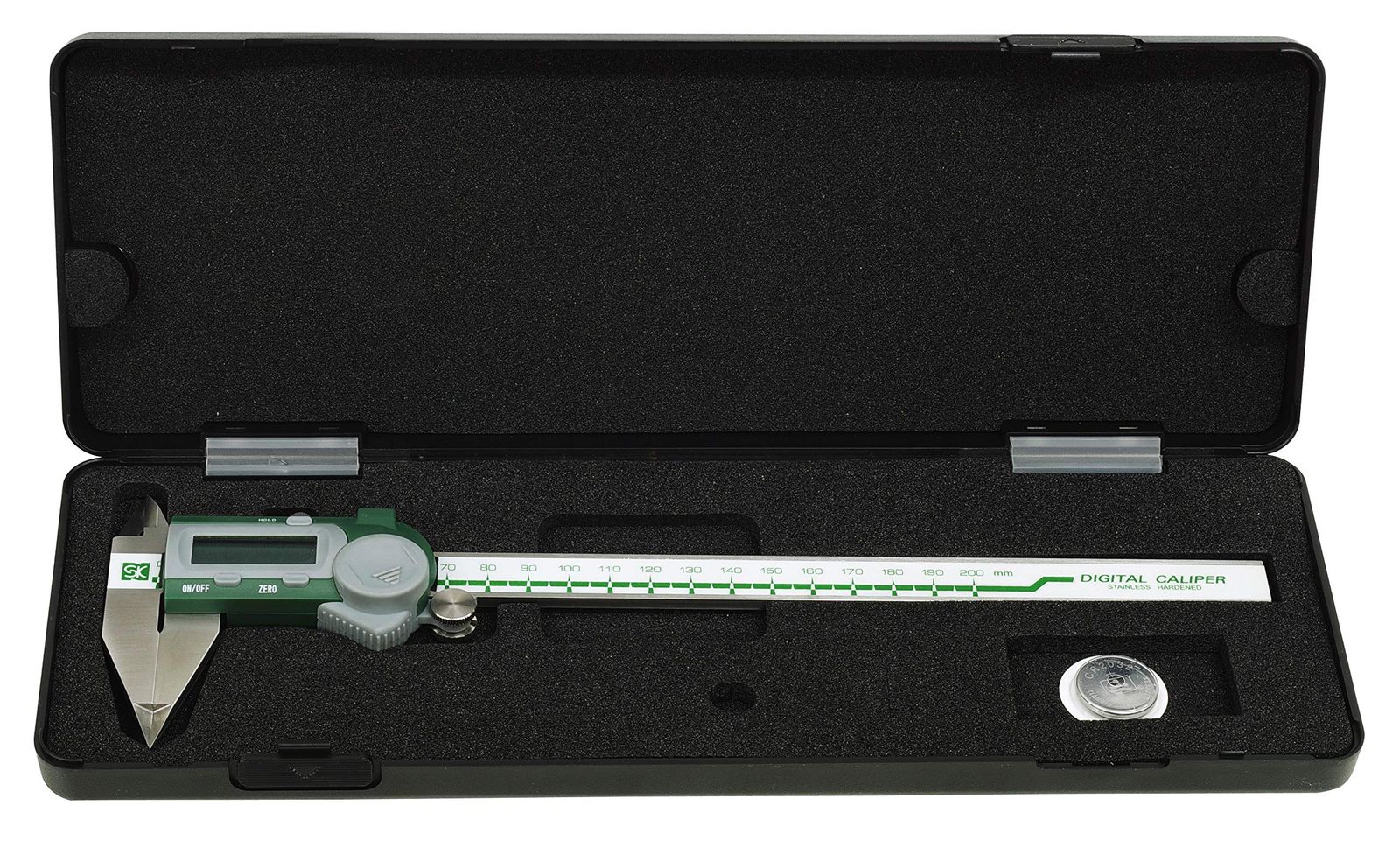 新潟精機 SK デジタルポイントノギス 先端鋭角タイプ 200 mm GDCS P