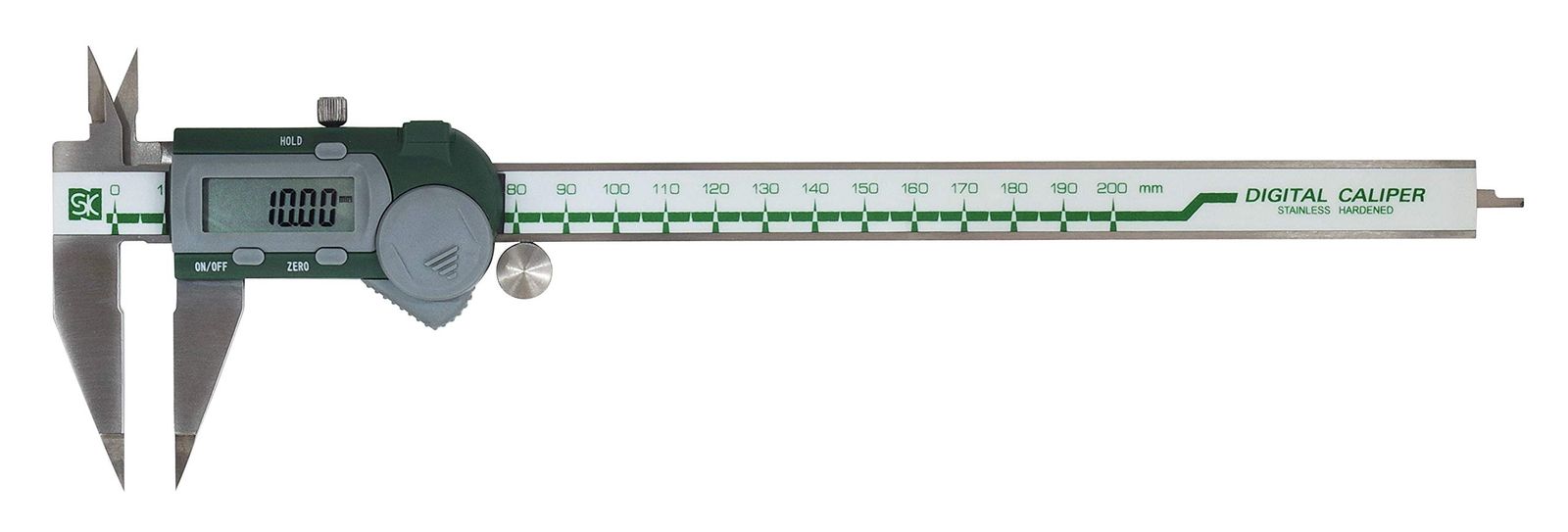 新潟精機 SK デジタルポイントノギス 先端鋭角タイプ 200 mm GDCS P