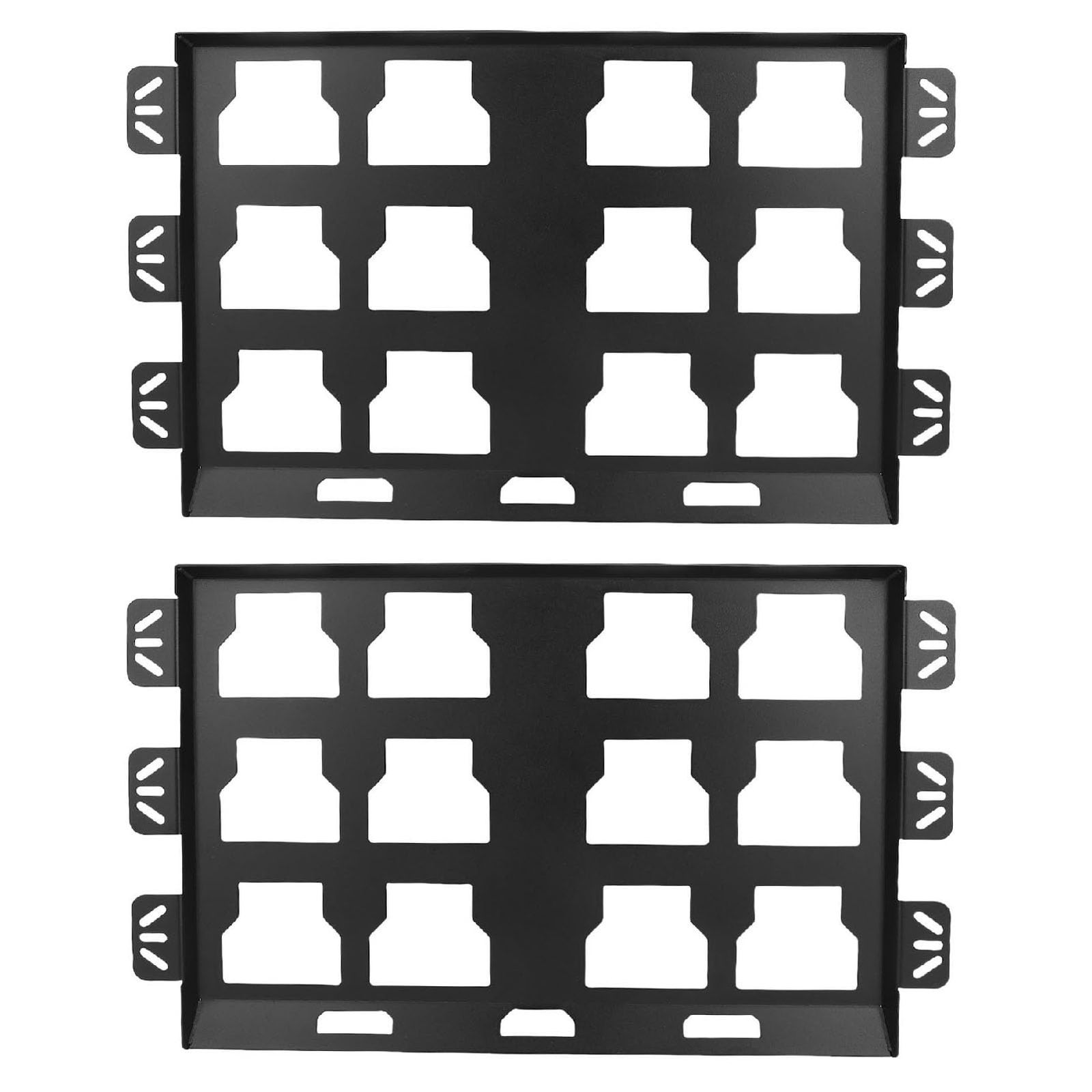 Fockety パックアウトツールボックス用壁取り付けプレート の合金鋼 100ポンド容量 頑丈な壁または床取り付けベース ツール整理用