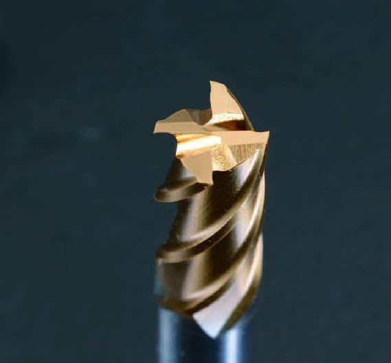 12 5 x 90 mm ｴﾝﾄﾞﾐﾙ TiN coat･Co HSS 刃