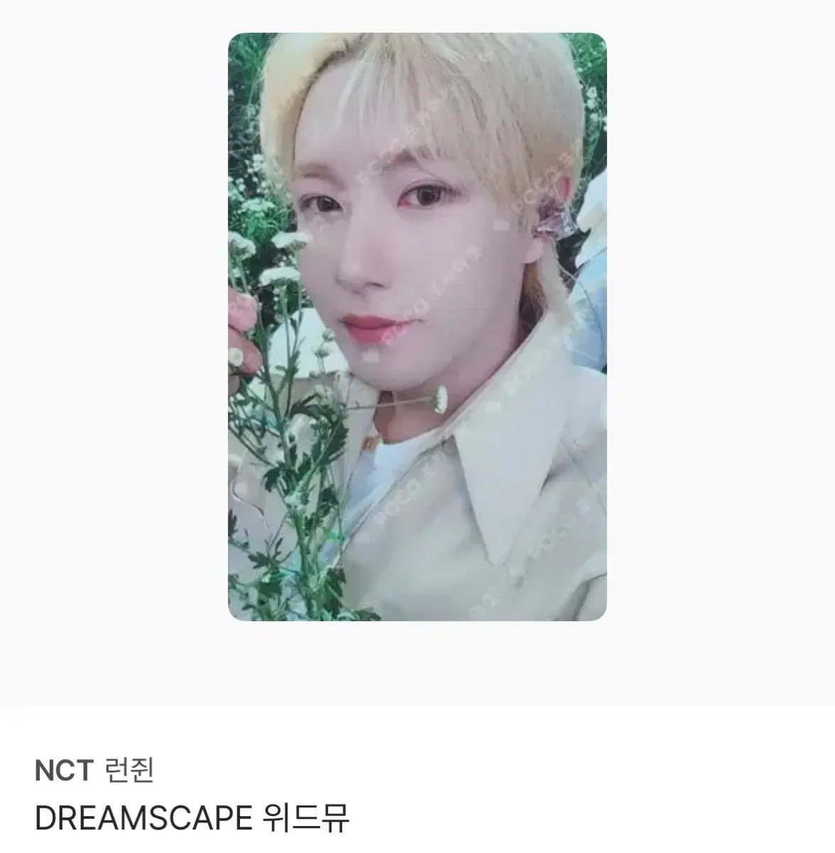nct dream ロンジュン dream showトレカ NCT ロンジュン DREAM トレカ