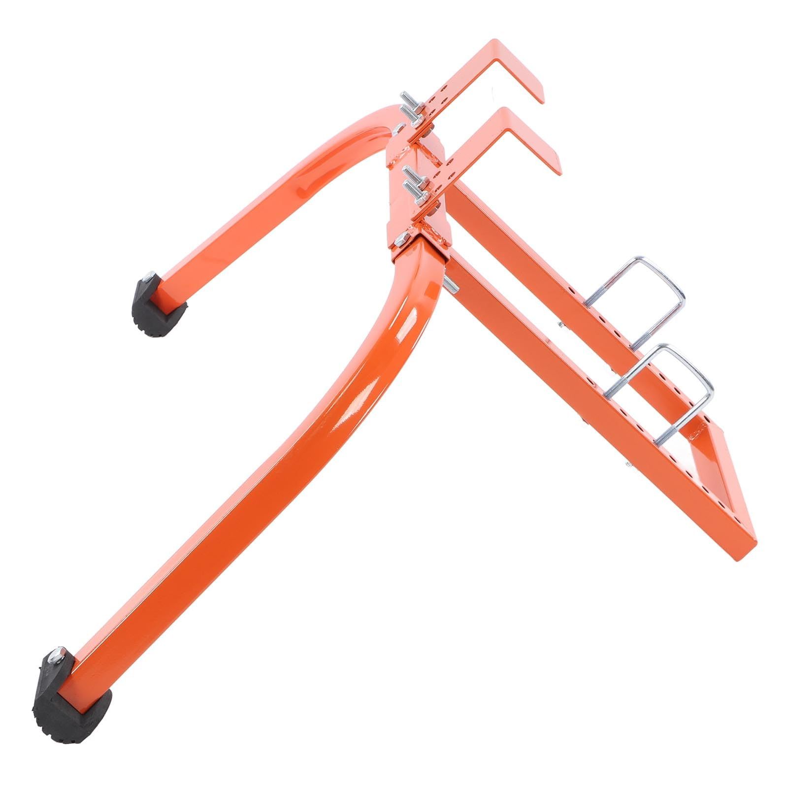 はしご屋根フック はしごスタビライザー ウィングスパンスタンドオフ スチール製 安定性向上 調整 なデザイン クライミング ペイント用 オレンジ