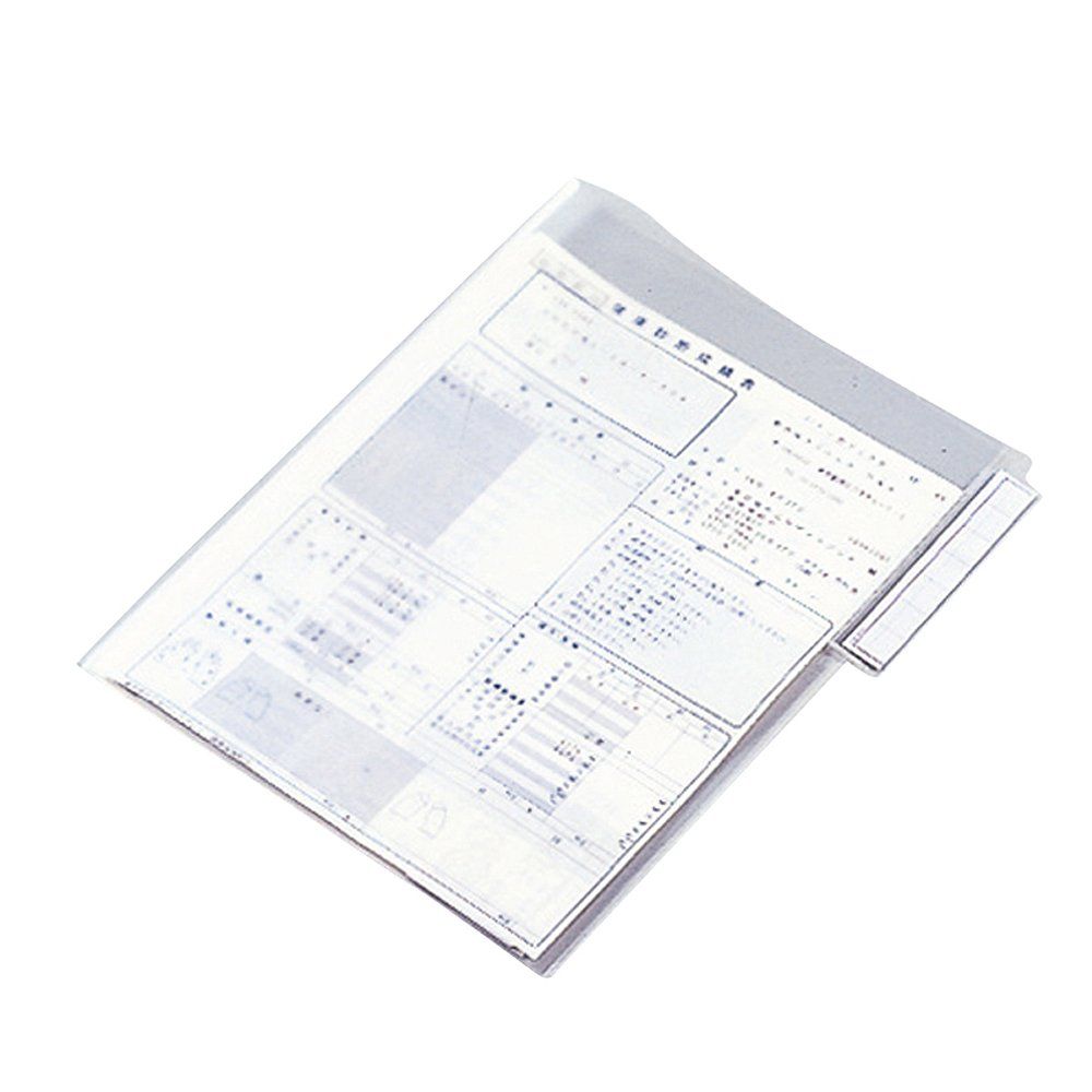 ライオン事務器 カルテフォルダー 両面ポケット 縦置き KF 2 PT 50 P クリアホルダー ファイル バインダー ケース 文房具 事務用品