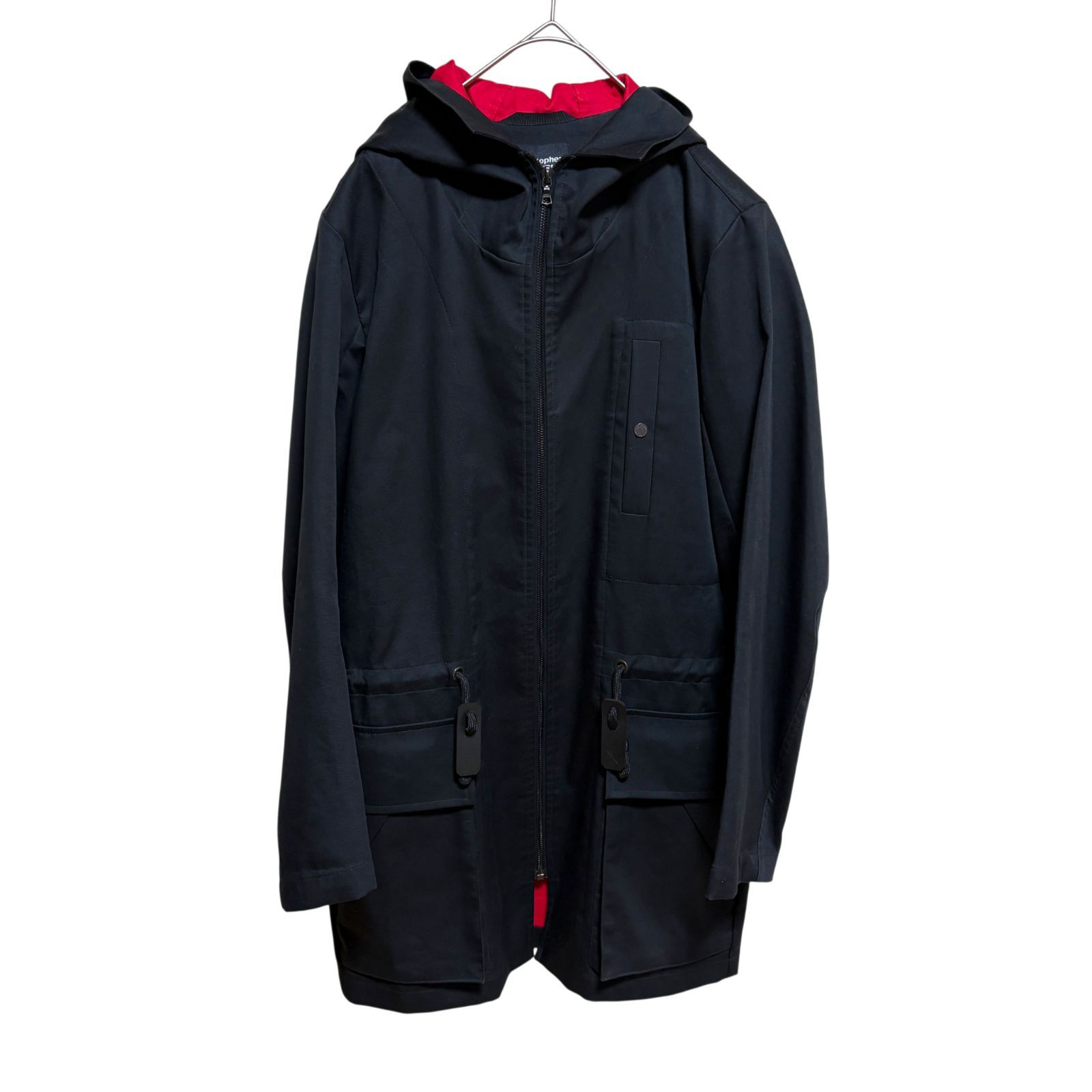 christopher RAEBURN モッズコート　マルチポケット Christopher Raeburn フーデッドコート モッズコート XS ブラック