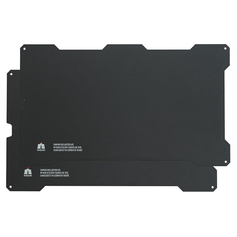 HIBARI フィールドラック天板 キャンピングラック天板 アルミ天板 マットブラック おしゃれ 軽量