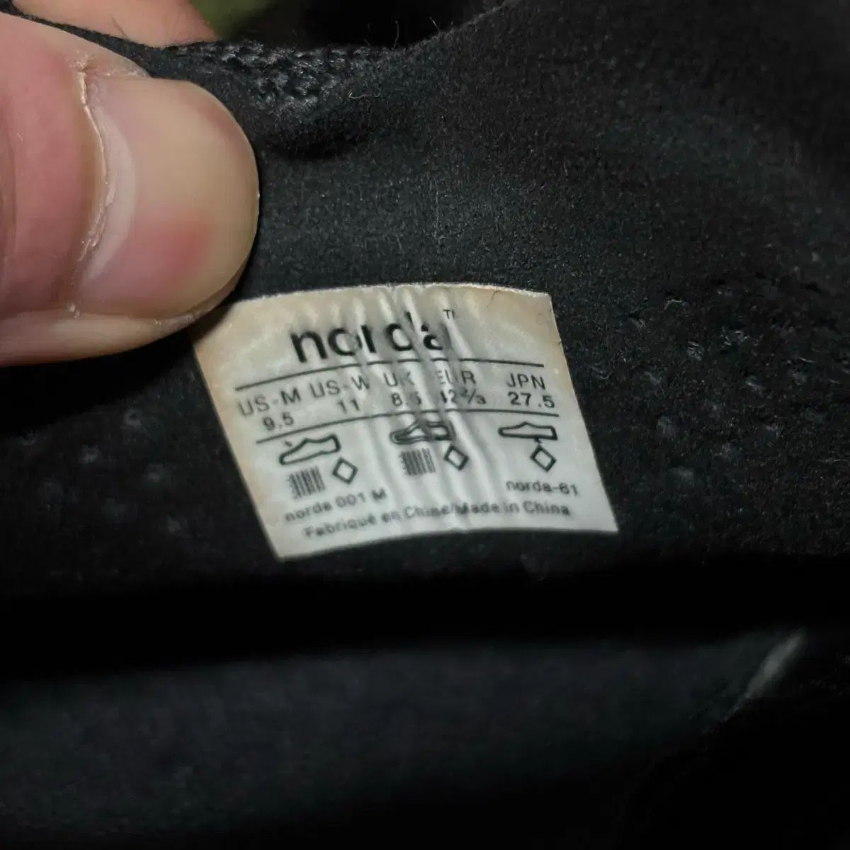  ノダ001 STEALTHブラック 275 登山靴 トレッキングシューズ アウトドアシューズ