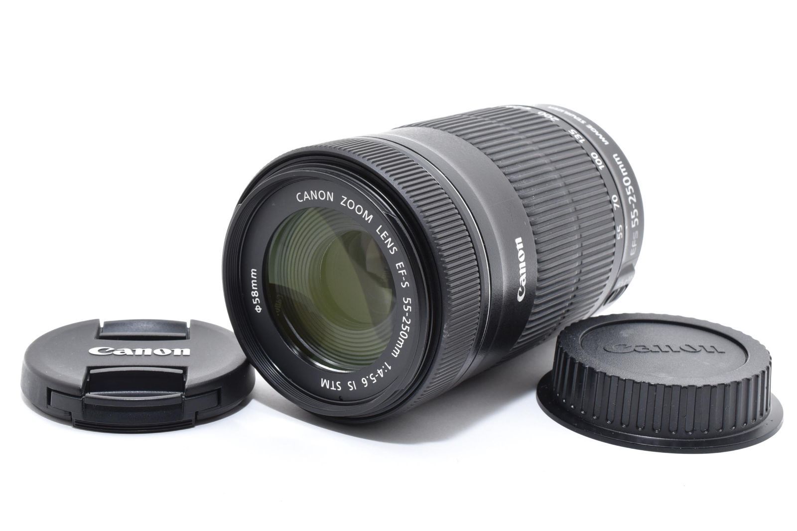美品・神レンズ】Canon EF-S 55-250mm F4-5.6 IS STM 望遠ズーム 本体 