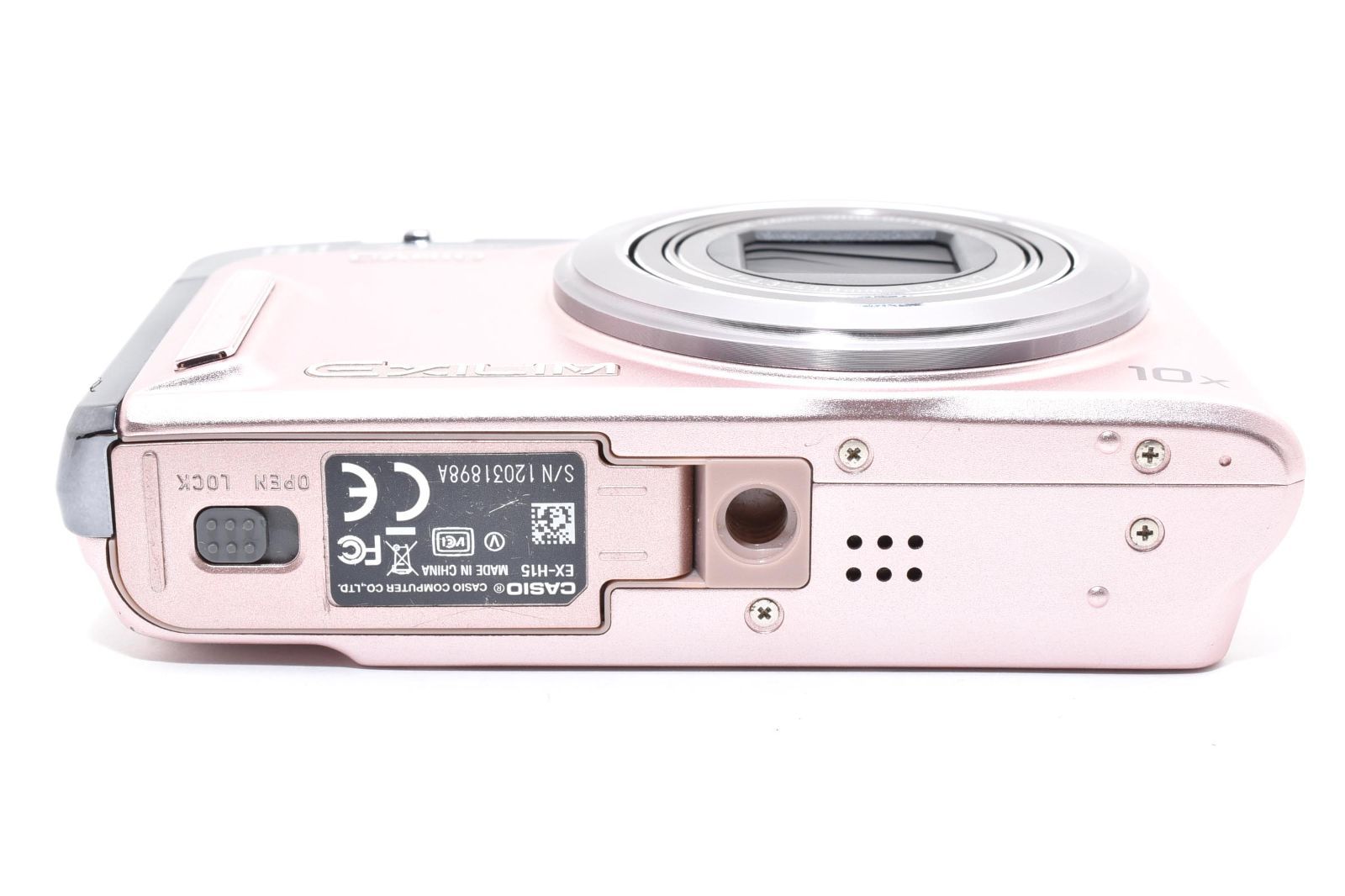 美品・希少ピンク】CASIO EXILIM EX-H15 動作良好 オールドコンデジ 