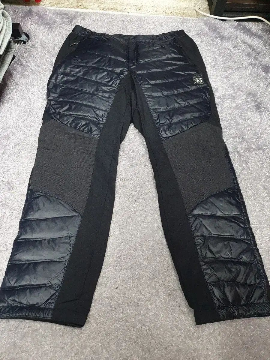 コーロンスポーツ ダウン グースダウン パンツ ブラック 34