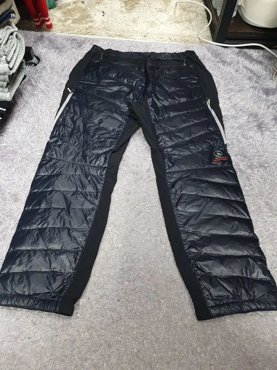コーロンスポーツ ダウン グースダウン パンツ ブラック 34