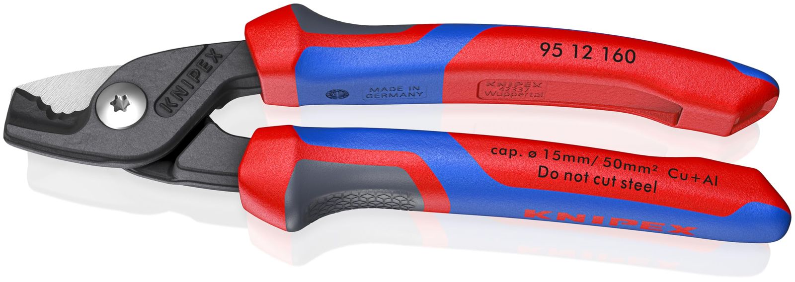 クニペックス KNIPEX ケーブルカッター ステップカット 9512 160 SB