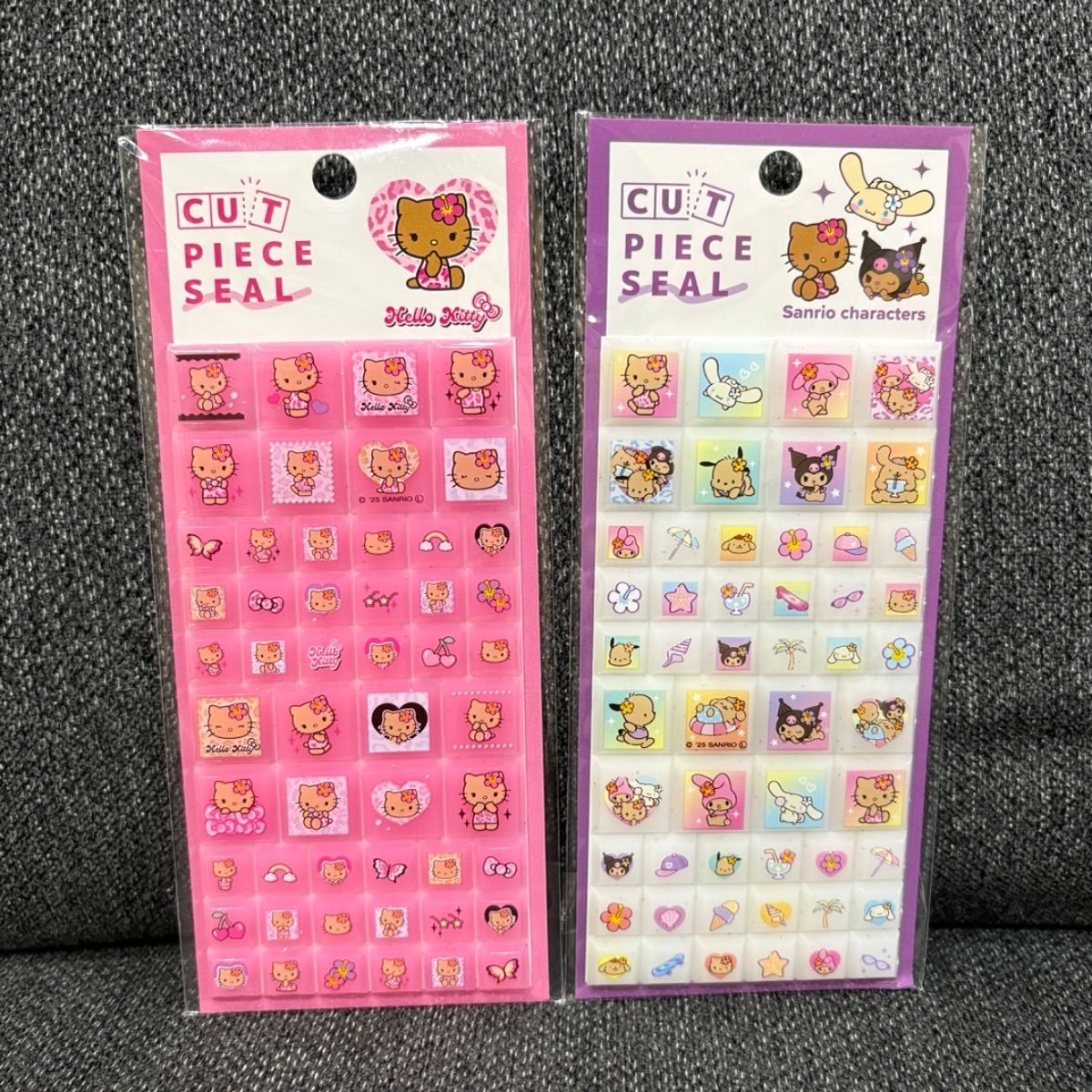 日焼けキティ＆日焼けサンリオキャラクターズ タイルシールセット